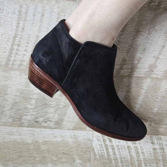 Sam Edelman Betty Suede Leather Ankle Booties - Picture 12 of 16